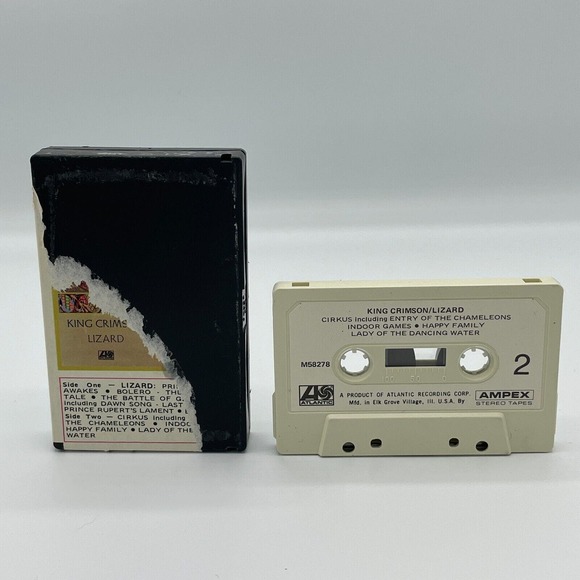 King Crimson - Lizard Cassette Rare Original AMPEX Case - Picture 1 of 6